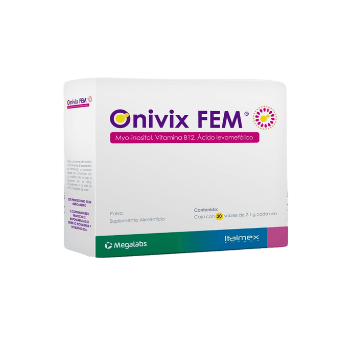 Onivix Fem Polvo 2.1G Con 30 (Myo-Inositol/Vitamina B12/Ac Levamefolico) - WeCare Pharma
