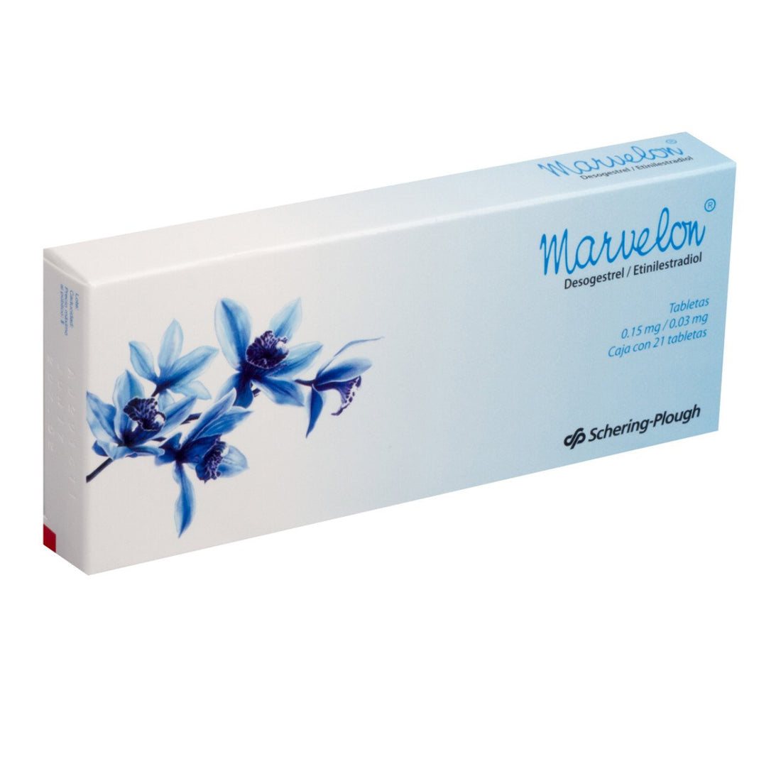 Marvelon 0.15Mg/0.03Mg Con 21 Tabletas (Desogestrel/Etinilestradiol)