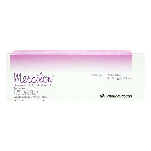 Mercilon 0.15Mg/0.02Mg Con 21 Tabletas (Desogestrel/Etinilestradiol)