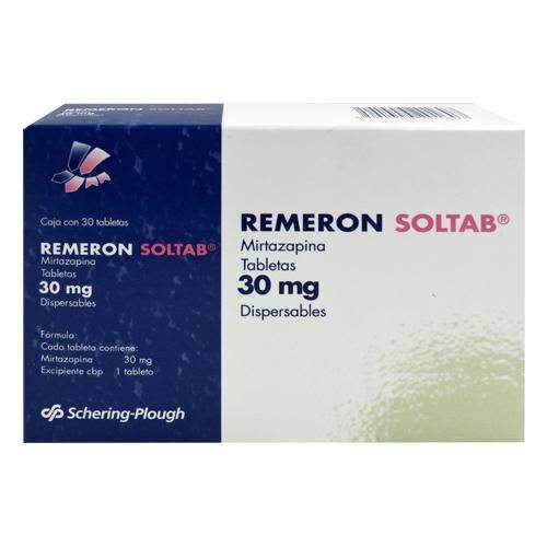 Remeron Soltab 30Mg Con 30 Tabletas (Mirtazapina) - WeCare Pharma