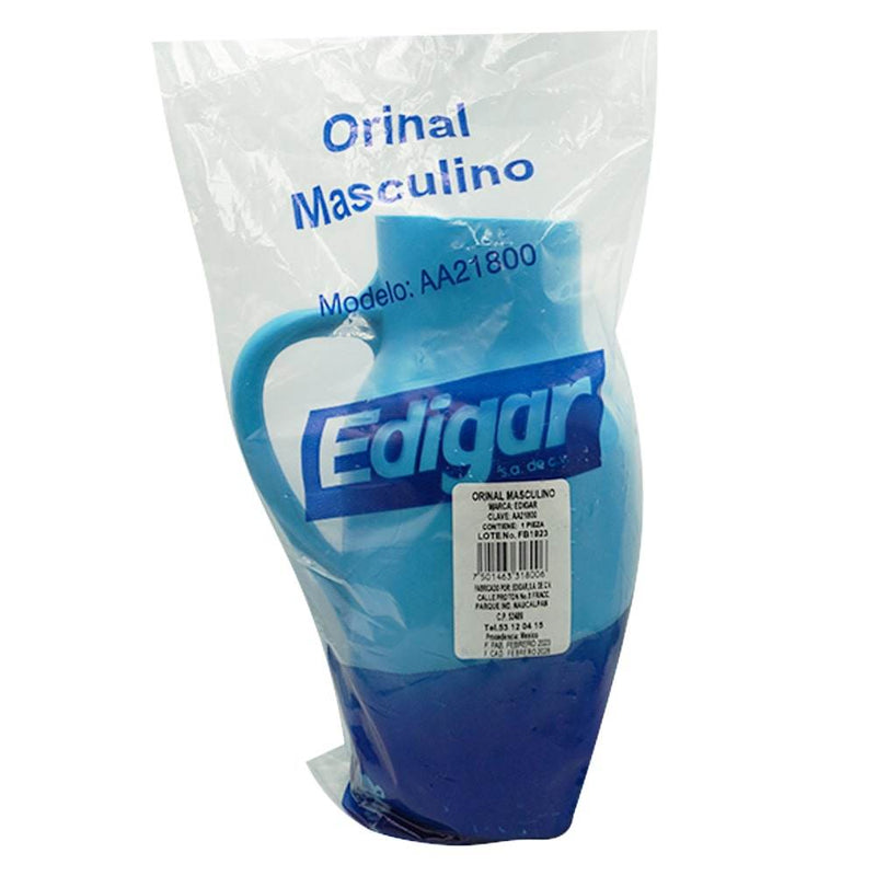 Orinal De Plástico Edigar Masculino 1L - WeCare Pharma