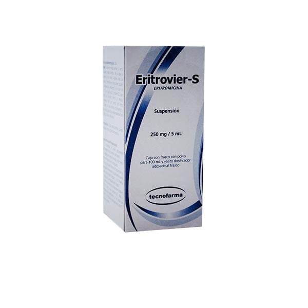 Eritrovier S Suspensión 250Mg/5Ml 100Ml (Eritromicina) - WeCare Pharma