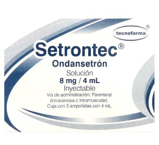 Setrontec 8Mg/4Ml Con 3 Ampulas (Ondansetron) - WeCare Pharma