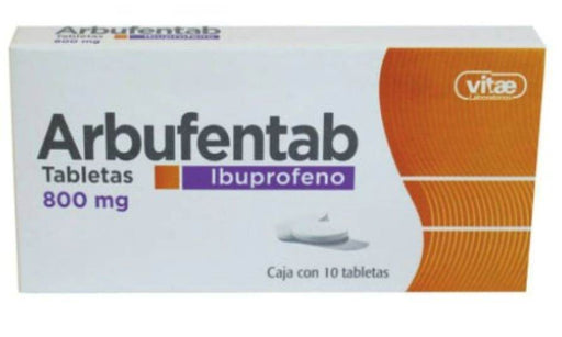 Arbufentab 800Mg Con 10 Tabletas (Ibuprofeno) - WeCare Pharma
