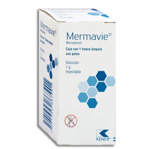 Mermavie Frasco 1G Con 1 Ampulas (Meropenem) - WeCare Pharma
