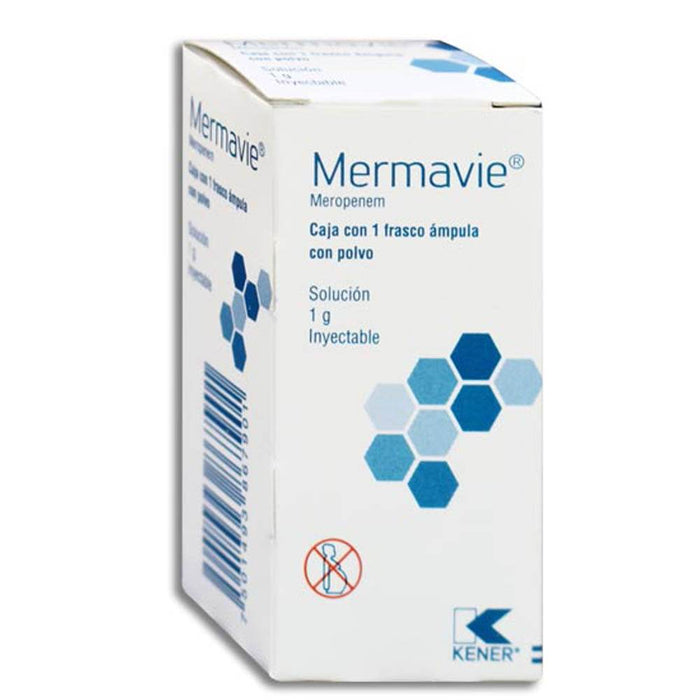 Mermavie Frasco 1G Con 1 Ampulas (Meropenem) - WeCare Pharma