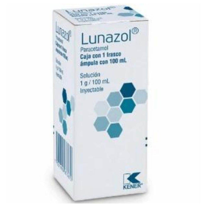 Lunazol Frasco 1G 100Ml Con 1 Ampulas (Paracetamol) - WeCare Pharma