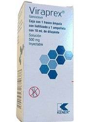 Viraprex Frasco 500Mg/10Ml Ampulas (Ganciclovir) - WeCare Pharma