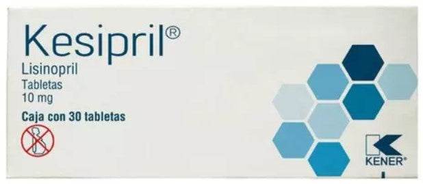 Kesipril 10Mg Con 30 Tabletas (Lisinopril) - WeCare Pharma