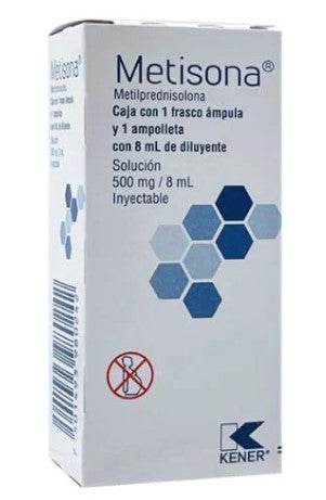 Metisona 500Mg/8Ml Con 1 Ampulas (Metilprednisolona) - WeCare Pharma