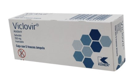 Viclovir 250Mg/5Ml Con 1 Ampulas (Aciclovir)