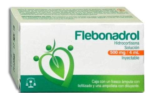 Flebonadrol 500Mg/4Ml Con 1 Ampulas (Hidrocortisona) - WeCare Pharma