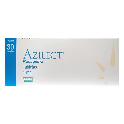 Azilect 1Mg Con 30 Tabletas (Rasagilina)