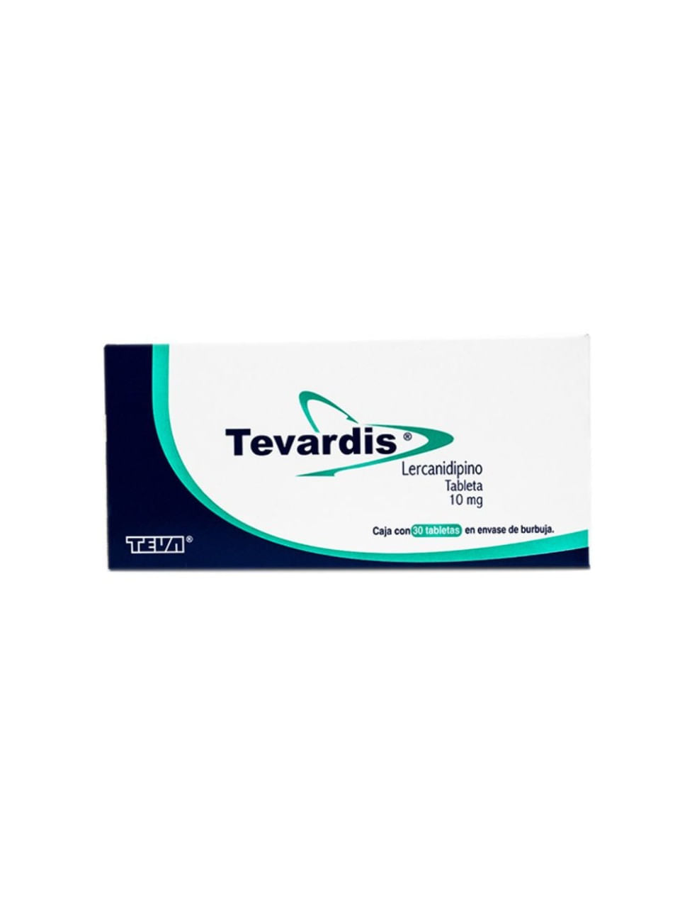 Tevardis 10Mg Con 30 Tabletas (Lercanidipino)