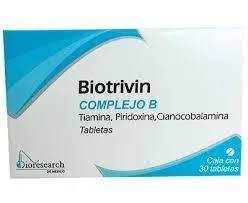 Complejo B Con 30 Tabletas (Tiamina/Piridoxina/Cianocobalamina) - WeCare Pharma