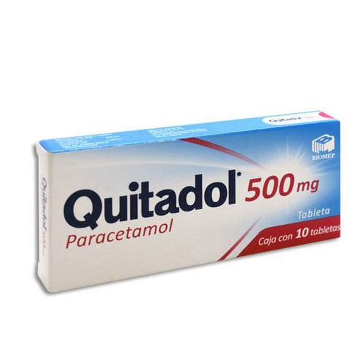 Quitado 500Mg Con 10 Tabletas (Paracetamol) - WeCare Pharma