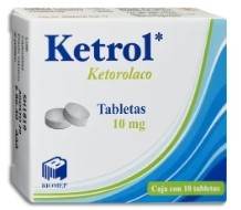 Ketrol 10Mg Con 10 Tabletas (Ketorolaco) - WeCare Pharma