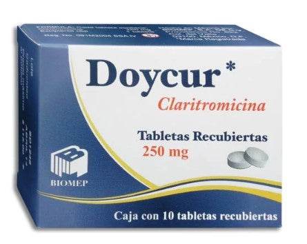 Doycur 250Mg Con 10 Tabletas (Claritromicia) - WeCare Pharma