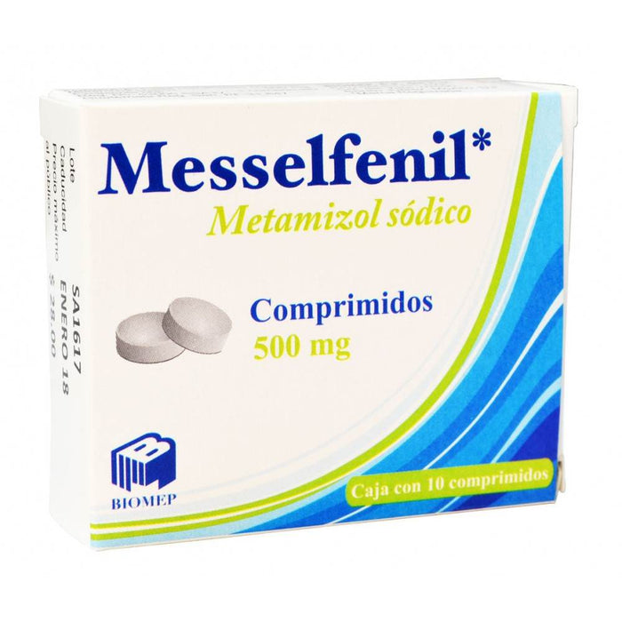 Masselfenil 500Mg Con 10 Tabletas (Metamizol Sodico) - WeCare Pharma
