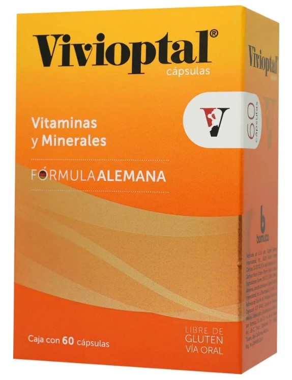 Vivioptal Con 60 Capsulas (Vitaminas Y Minerales)