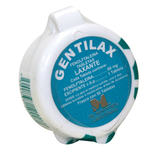 Gentilax 60Mg Con 50 Tabletas (Fenolftaleina)