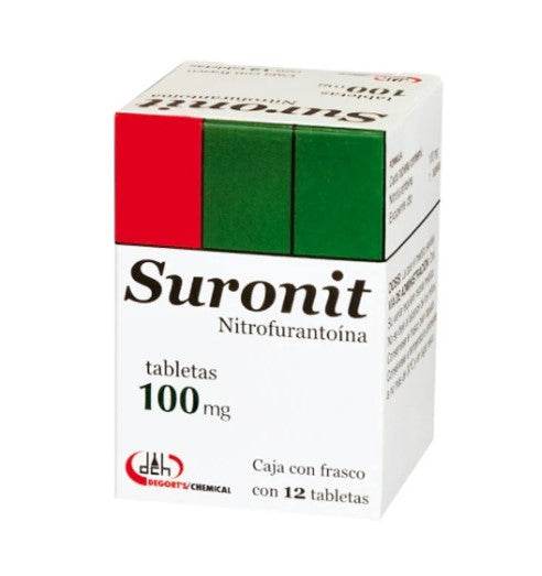 Suronit 100Mg Con 12 Capsulas (Nitrofurantoina) - WeCare Pharma
