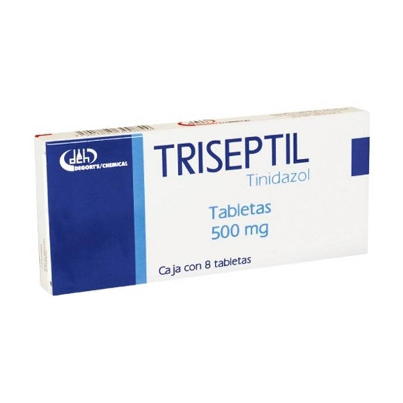 Triseptil 500Mg Con 8 Tabletas (Tinidazol) - WeCare Pharma