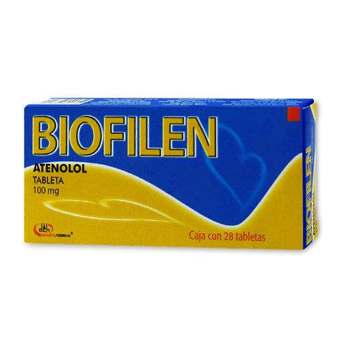 Biofilen 100Mg Con 28 Tabletas (Atenolol) - WeCare Pharma