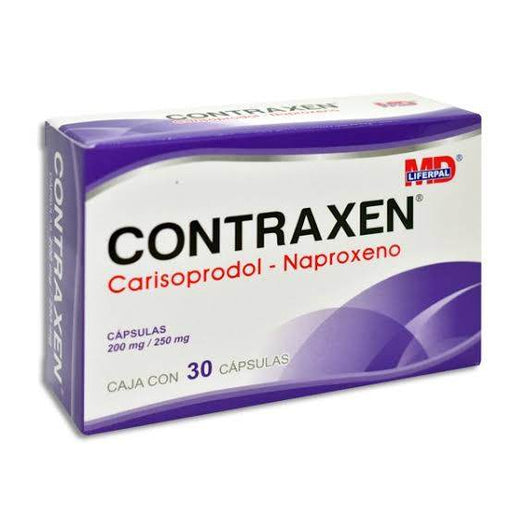 Contraxen 200Mg/250Mg Con 30 Capsulas (Carisoprodol/Naproxeno) - WeCare Pharma