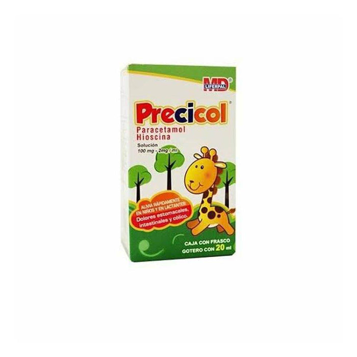 Precicol Gotas (Hioscina/Paracetamol) 2Mg/100Mg/Ml 20 Ml - WeCare Pharma