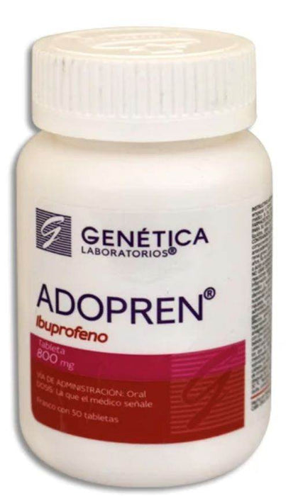 Adopren 800Mg Con 50 Tabletas (Ibuprofeno) - WeCare Pharma