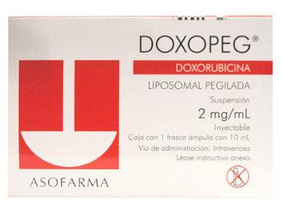 Doxopeg Frasco 2Mg/Ml 10Ml Con 1 Ampulas (Doxorrubicina Liposomal) - WeCare Pharma