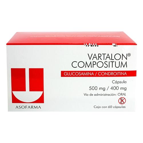 Vartalon Compositum 500/500Mg Con 60 Capsulas (Glucosamina/Condroitina)