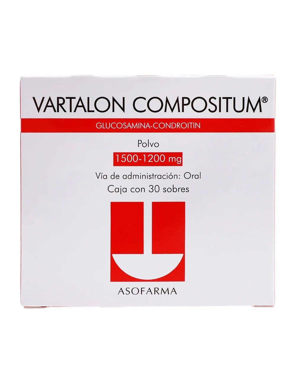 Vartalon Compositum Polvo 1500Mg/1200Mg Con 30 (Glucosamina/Condroitina)