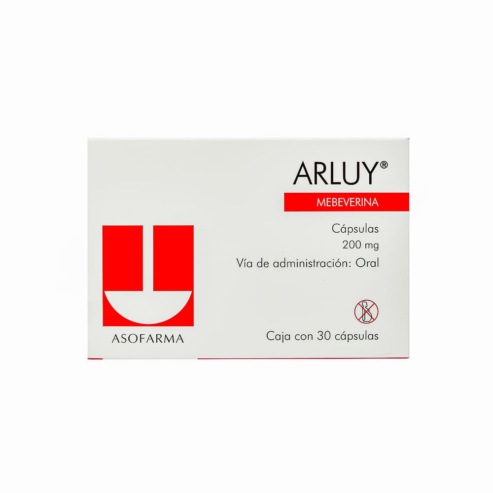 Arluy 200Mg Con 30 Capsulas (Mebeverina)