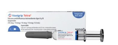 Vaxigrip Tetra Jeringa 0.5Ml Con 1 (Vacuna Influenza A Y B )