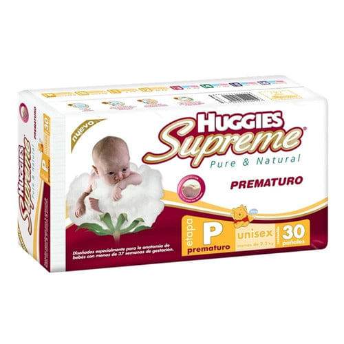 Pañal Huggies Supreme Prematuro Con 30 - WeCare Pharma