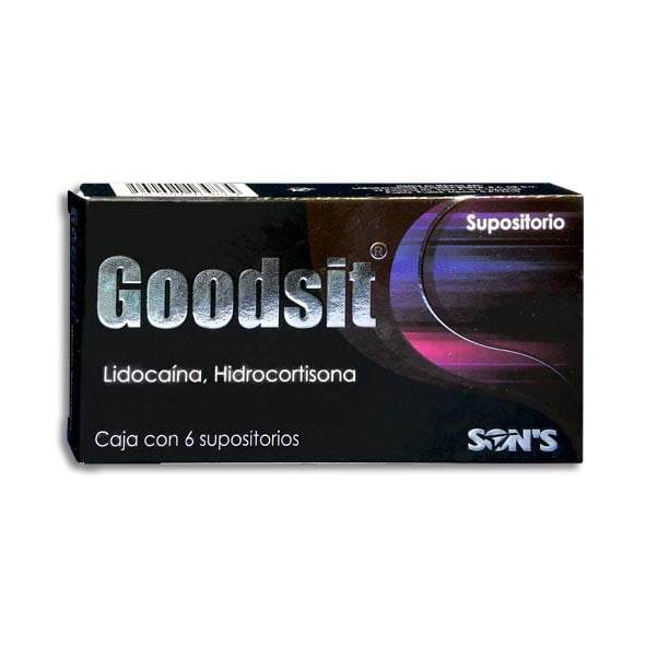 Goodsit Supositorio 60Mg/5Mg Con 6 (Lidocaina/Hidrocortisona) - WeCare Pharma