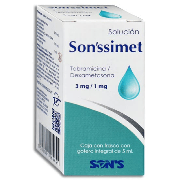 Sonssimet Gotas 3Mg/1Mg 5Ml (Tobramicina/Dexametasona)