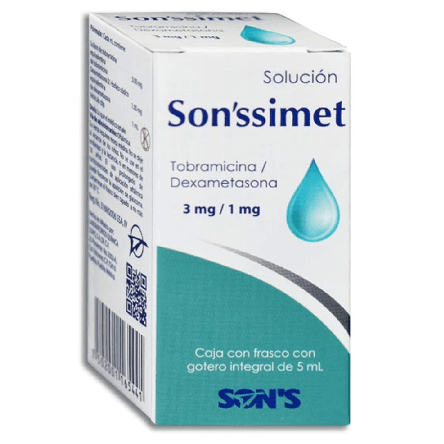 Sonssimet Gotas 3Mg/1Mg 5Ml (Tobramicina/Dexametasona) - WeCare Pharma