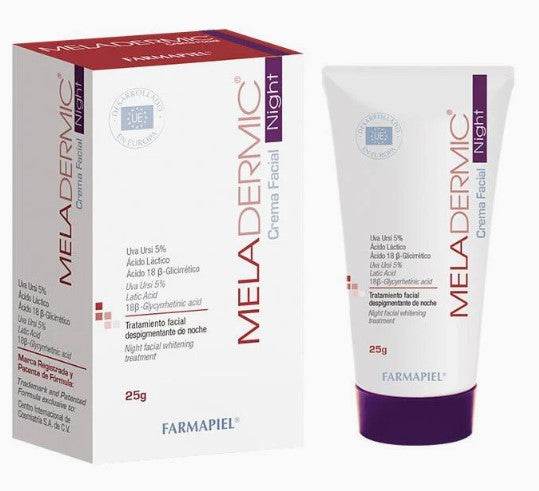 Meladermic Crema Facial Despigmentante Noche 25G - WeCare Pharma