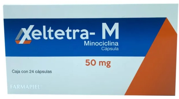 Xeltetra-M 50Mg Con 24 Capsulas (Minociclina)