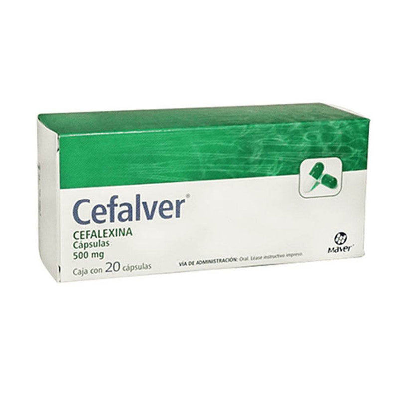 Cefalver 500Mg Con 20 Capsulas (Cefalexina) - WeCare Pharma
