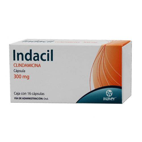 Indacil 300Mg Con 16 Capsulas (Clindamicina) - WeCare Pharma