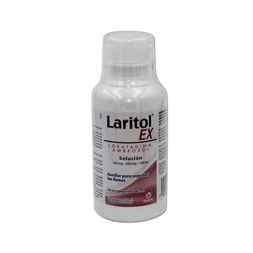 Laritol Ex Jarabe 100Mg/600Mg 120Ml (Loratadina/Ambroxol) - WeCare Pharma