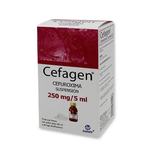 Cefagen Suspensión 250Mg/5Ml 50Ml (Cefuroxima) - WeCare Pharma