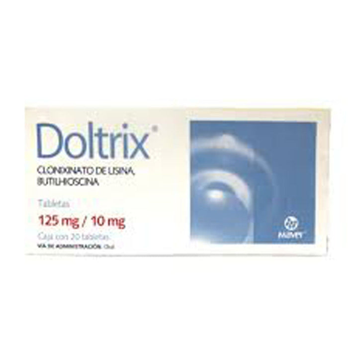 Doltrix 125Mg/10Mg Con 20 Tabletas (Clonixinato De Lisina/Hioscina)