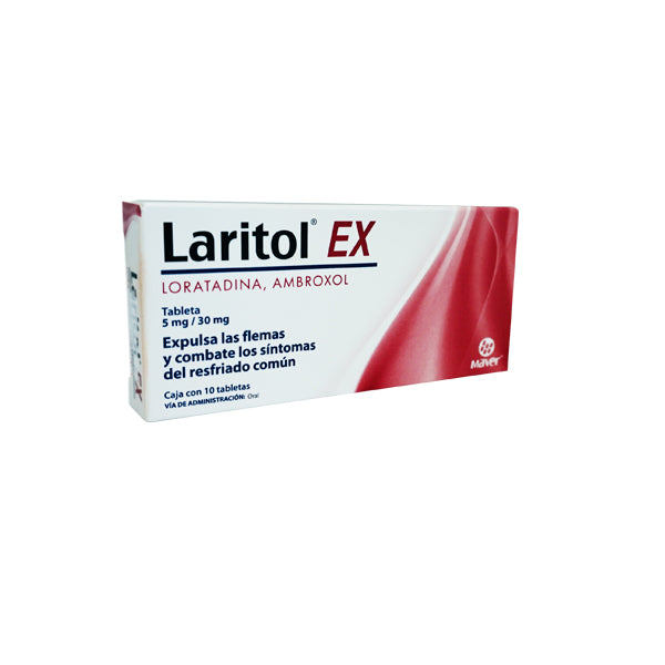 Laritol Ex Gotas 100Mg/600Mg/100Ml 30Ml (Loratadina/Ambroxol)