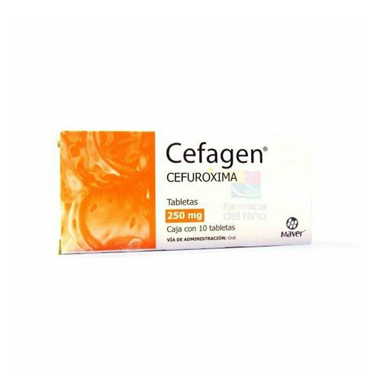 Cefagen 250Mg Con 10 Tabletas (Cefuroxima) - WeCare Pharma