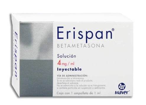 Erispan 4Mg/Ml Con 1 Ampulas (Betametasona) - WeCare Pharma